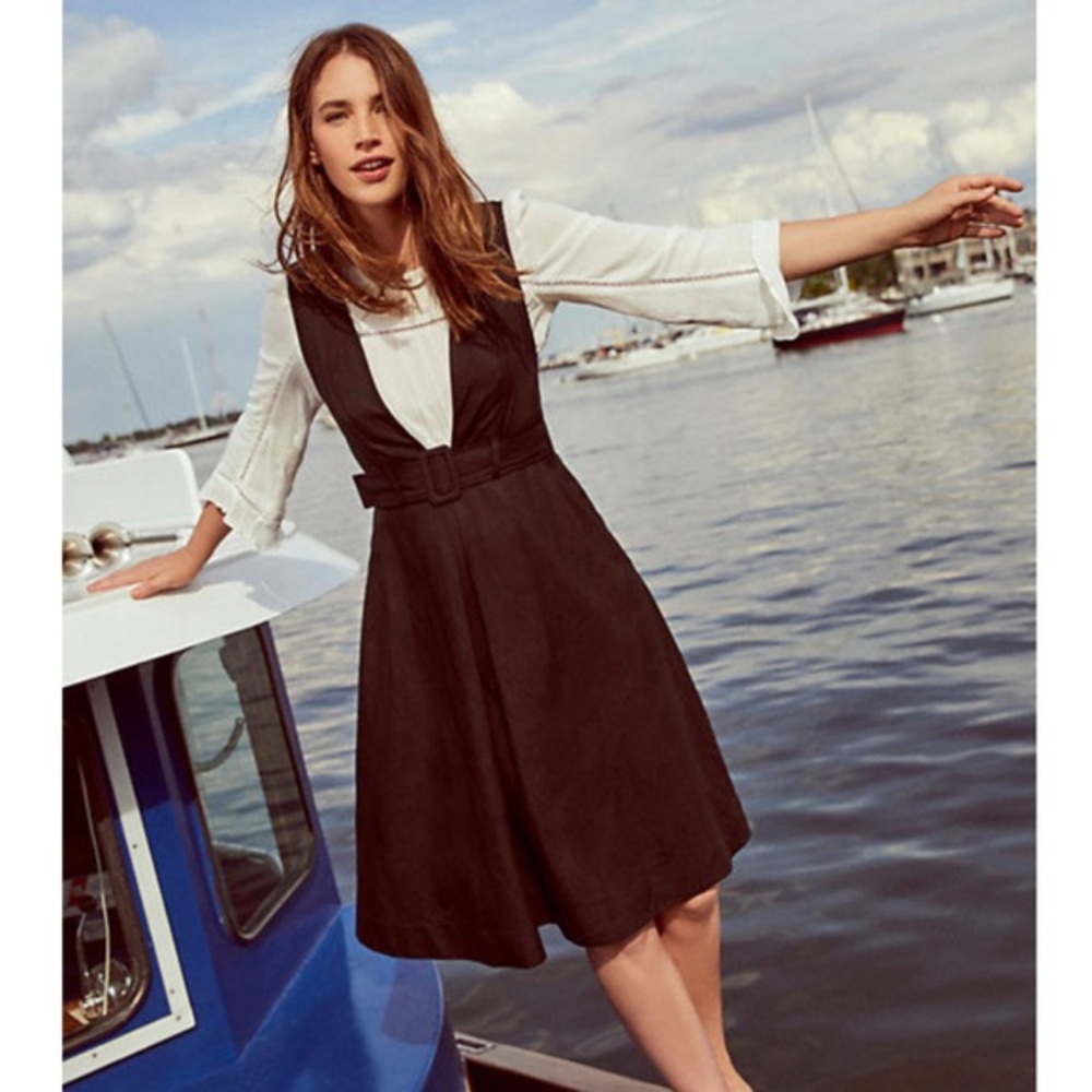 Maeve Black Apron Dress from Anthropologie